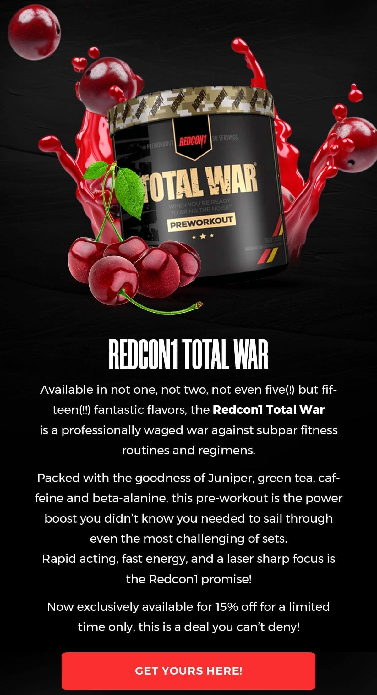Redcon1 Total War Pre-Workout