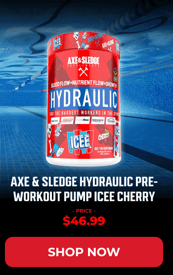 AXE & SLEDGE HYDRAULIC PRE-WORKOUT PUMP ICEE CHERRY