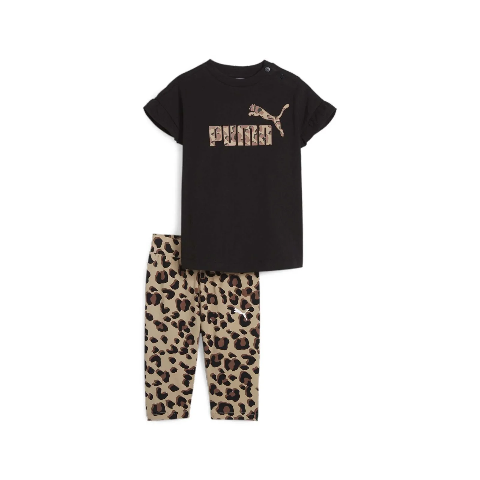 Image of Puma Minicats Animal Infant T-Shirt & Legging Set