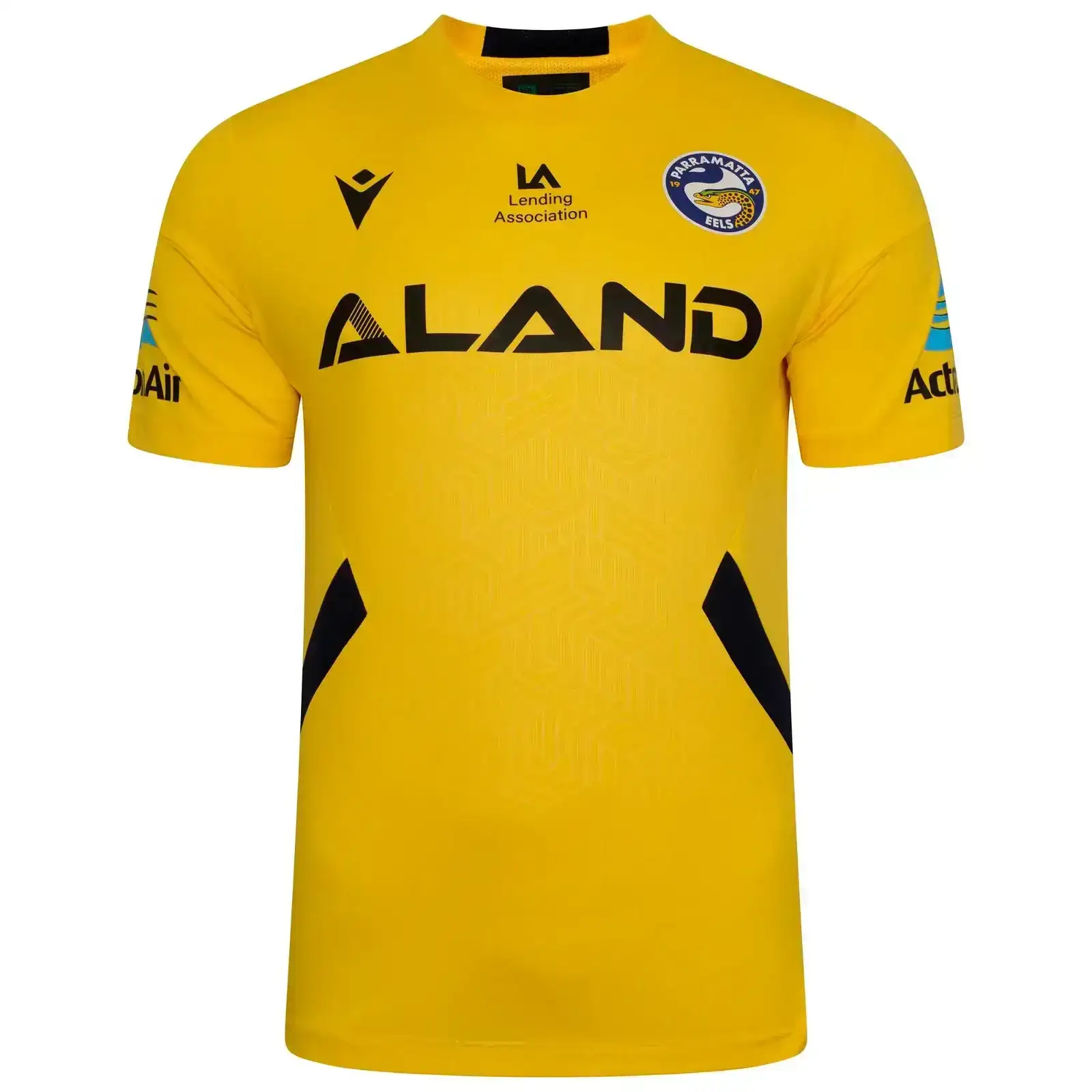 Image of Macron Parramatta Eels 2023 Kids Training T-Shirt