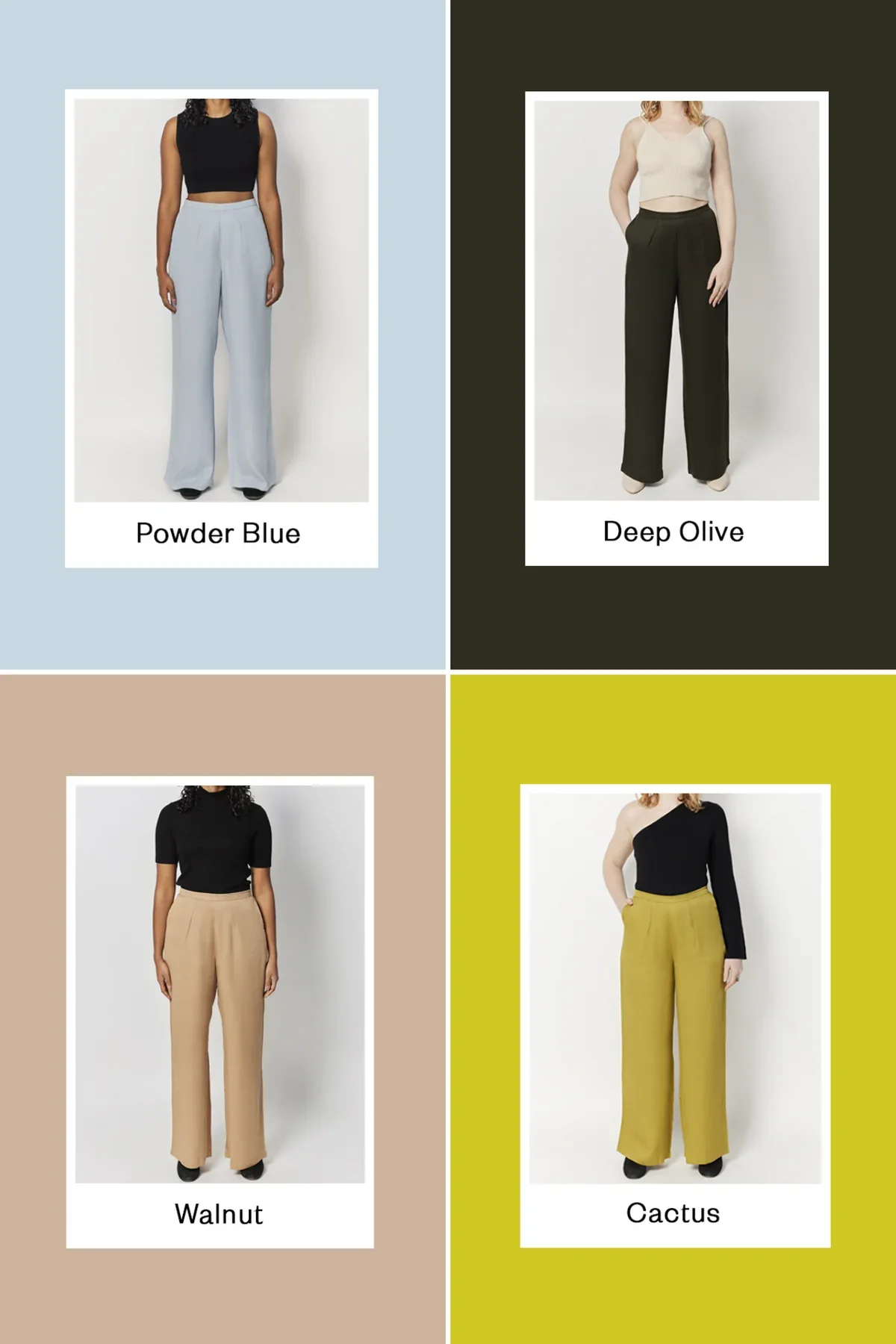 Introducing The Spring 2024 Trouser Collection by Aam The Label. Our bestselling Wide Leg Pant is now available in four fresh hues for the season. 