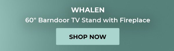 WHALEN 60" Barndoor TV Stand with Fireplace