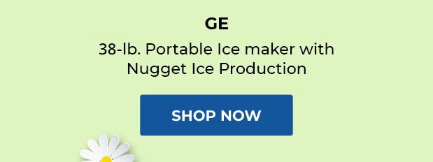 GE 38-lb. Portable Ice maker with Nugget Ice Production