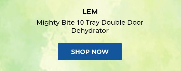 LEM Mighty Bite 10 Tray Double Door Dehydrator