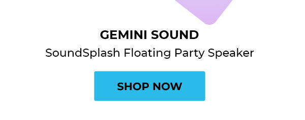 GEMINI SOUND SoundSplash Floating Party Speaker