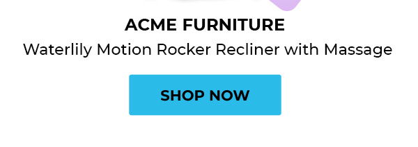 ACME FURNITURE Waterlily Motion Rocker Recliner with Massage