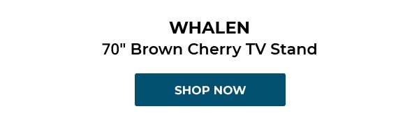 WHALEN 70" Brown Cherry TV Stand