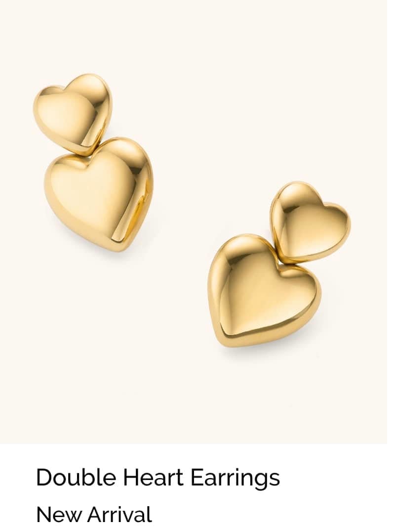 Double Heart Earrings