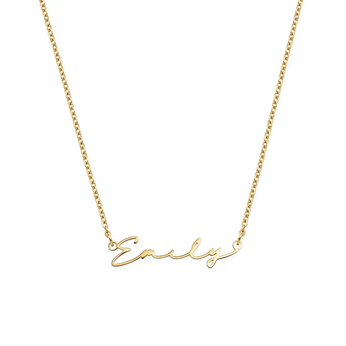 Image of Signature Name Necklace (Gold)