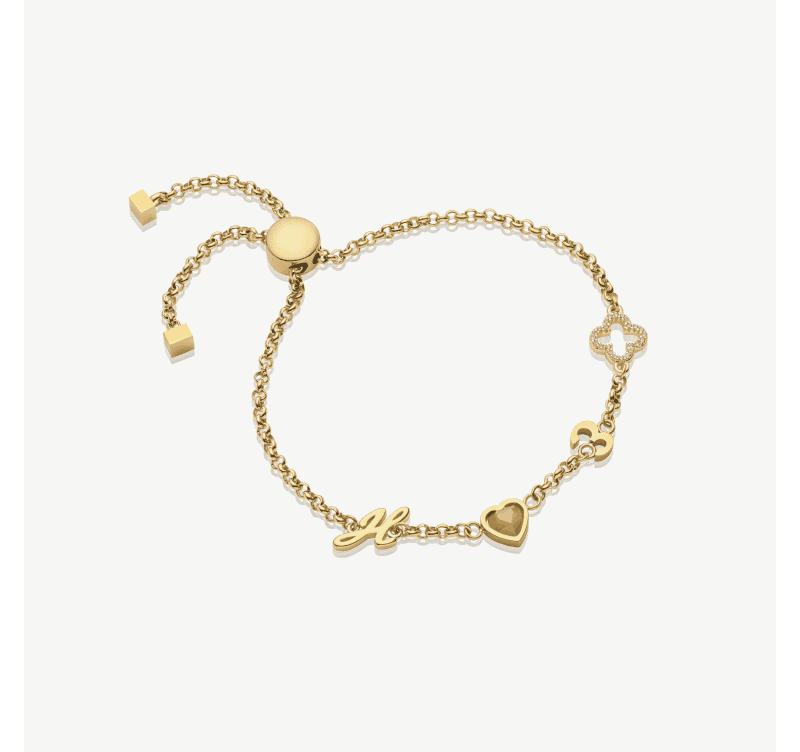 Fixed Charm Bracelet (Gold)