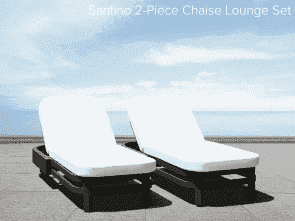 Santino 2-Piece Chaise Lounge Set