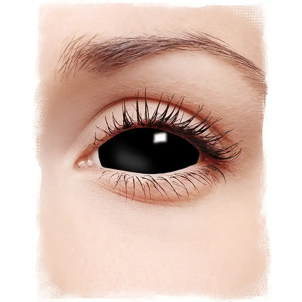 Individual Black Sclera Black Theatrical Contact Lens