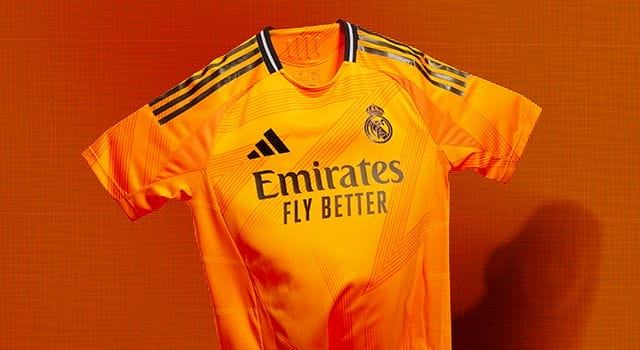 Real Madrid away kit (Orange)