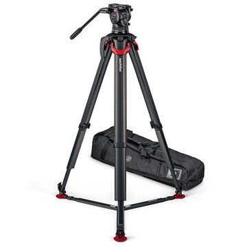 Sachtler aktiv10 Sideload Fluid Head System with flowtech100 Tripod & Ground Spreader