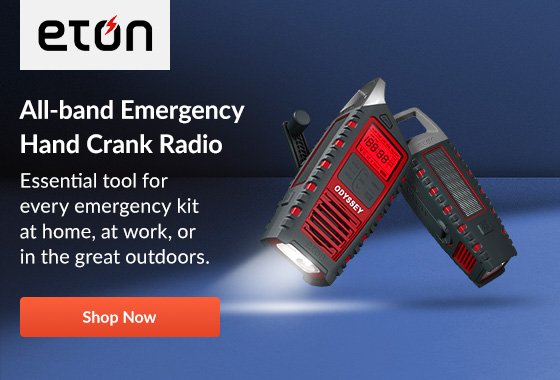 Eton All-band Emergency Hand Crank Radio | Shop Now