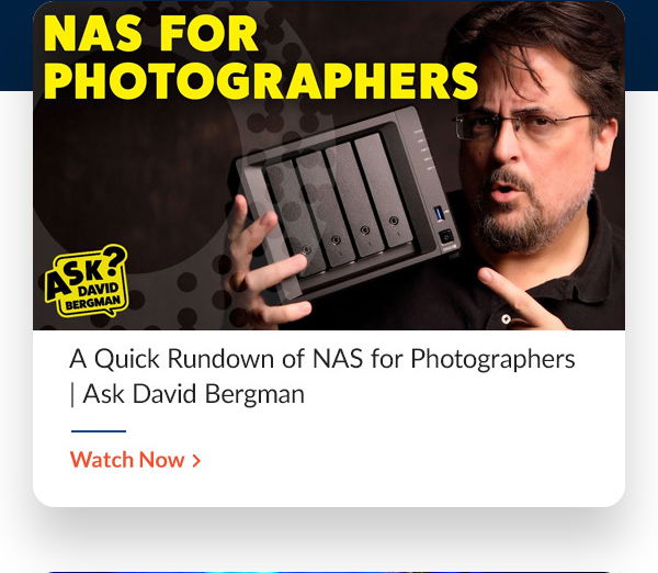 AdoramaTV A Quick Rundown of NAS for Photographers | Ask David Bergman