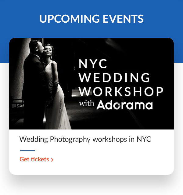 Upcoming Workshops Wedding Photography workshops in NYC