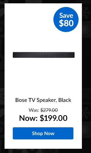 Bose TV Speaker, Black