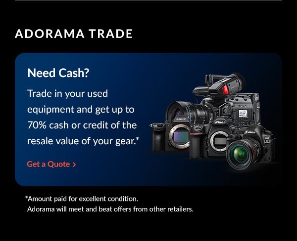 Adorama Trade | Get a Quote