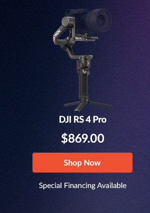 DJI RS 4 \\$869 | Shop Now