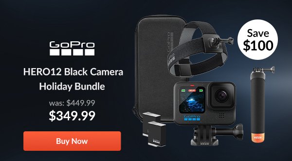 GoPro HERO12 Black Camera Holiday Bundle