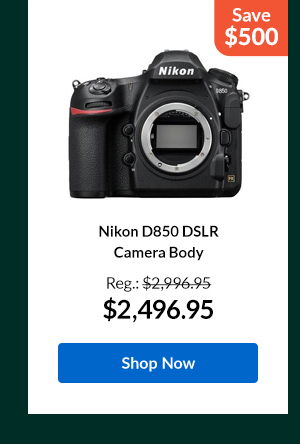 Nikon D850 DSLR Camera Body