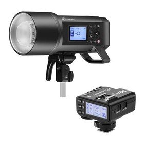 Flashpoint XPLOR 600PRO TTL Battery-Powered Monolight with Built-in R2 2.4GHz Radio Remote System (Bowens Mount) - Godox AD600 Pro + Flashpoint R2 Mark II ETTL 2.4 GHz Wireless Flash Trigger for Nikon (Godox X2)