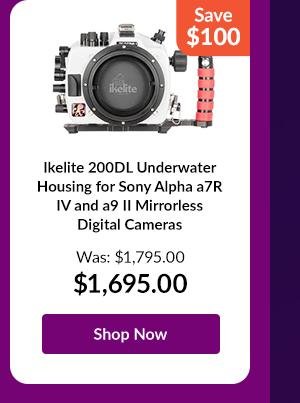 Ikelite 200DL Underwater Housing for Sony Alpha a7R IV and a9 II Mirrorless Digital Cameras