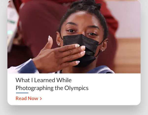 What I Learned While Photographing the Olympics