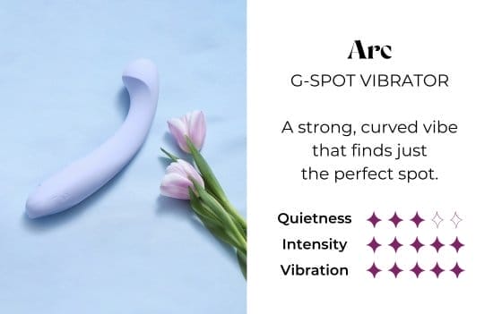 Arc - G-SPOT VIBRATOR - A strong, curved vibe that finds just the perfect spot.