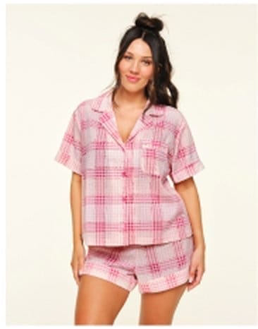 Lucero Plaid Pink Plus