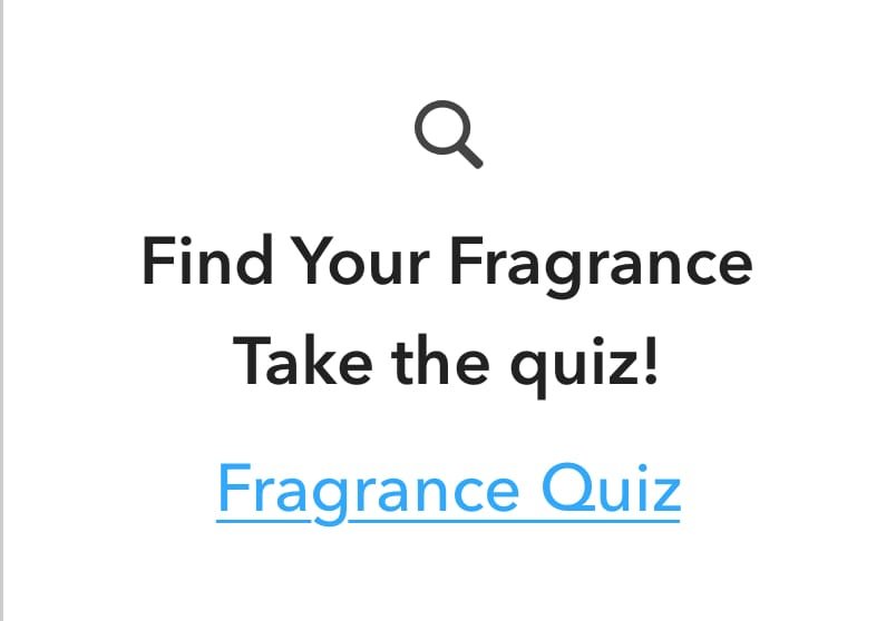Find Your Fragrance - Take the quiz!