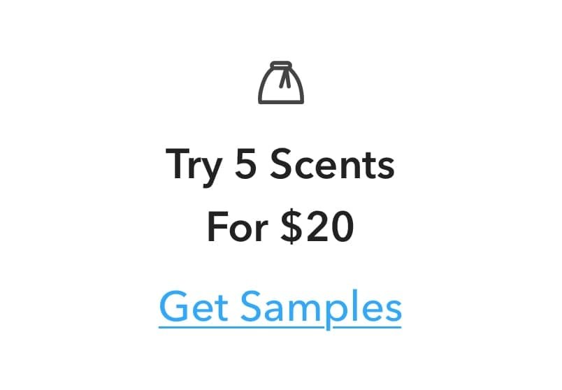 Try 5 Scents for \\$20