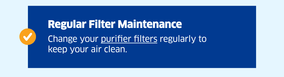 Regular Filter Maintenance