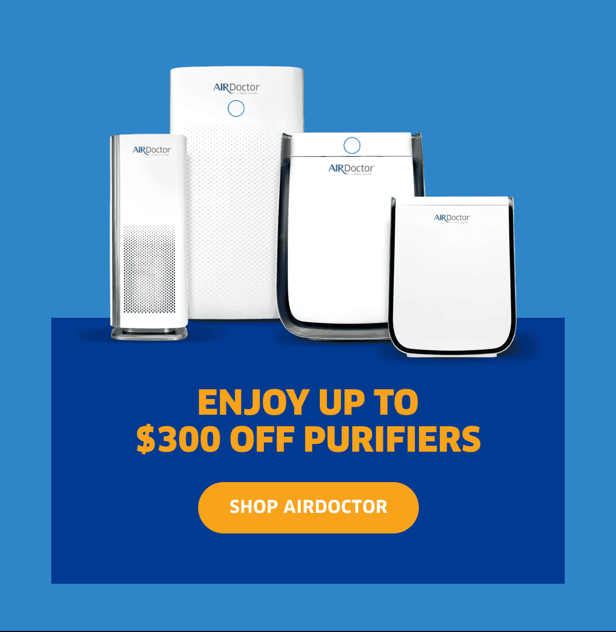 Enjoy Up To \\$300 Off Purifiers | Shop AirDoctor