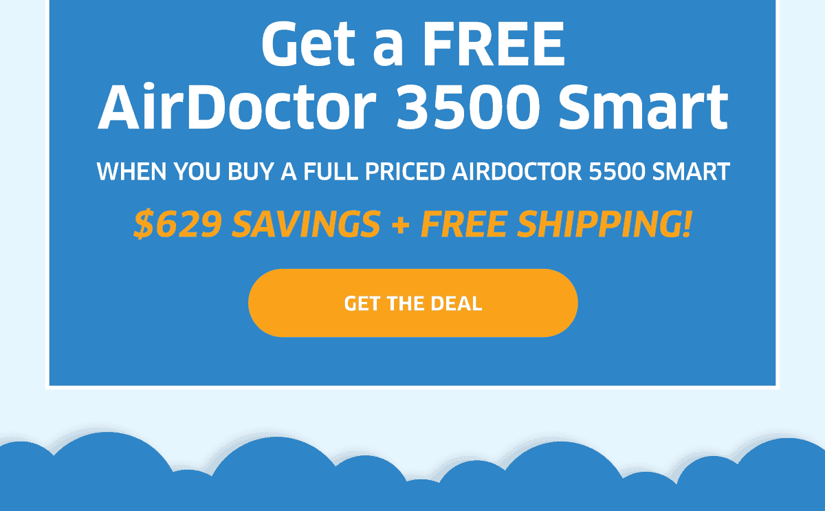 Get a FREE AirDoctor 3500 Smart | Get The Deal