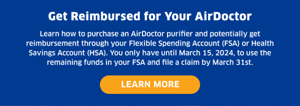 Get Reimbursed for Your AirDoctor | Learn More