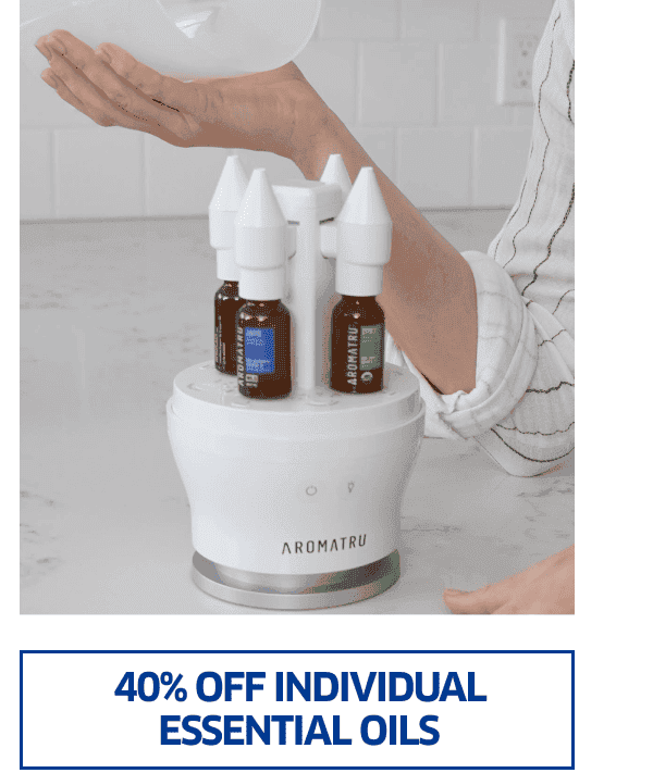 40% Off Individual Essential Oils
