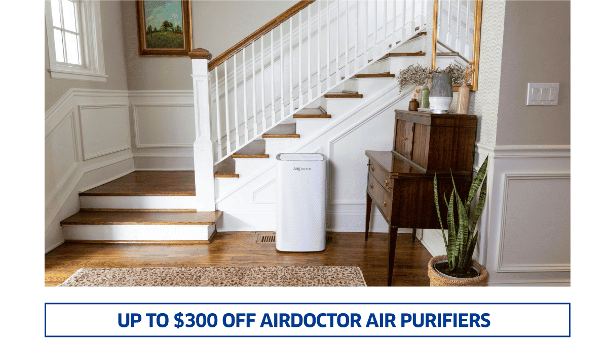Up to \\$300 Off AirDoctor Air Purifiers