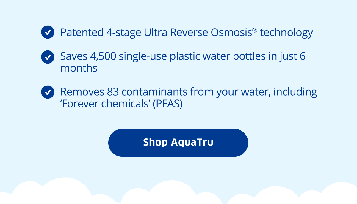 Patented 4-stage Ultra Reverse Osmosis® technology | Shop AquaTru
