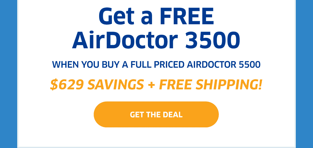 Get a FREE AirDoctor 3500 | Get The Deal