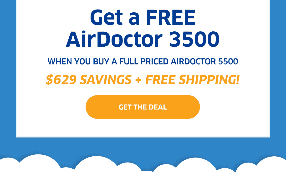 Get a FREE AirDoctor 3500 | Get The Deal