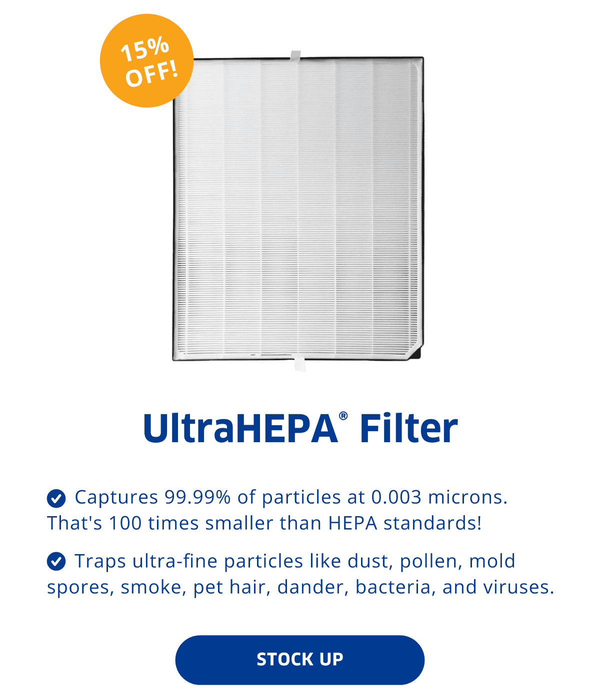 UltraHEPA Filter | Stock Up