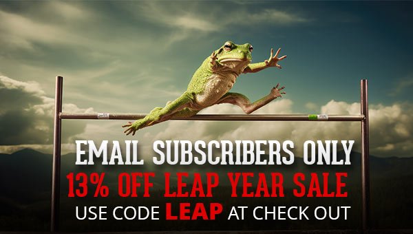 13% OFF Leap Year Sale