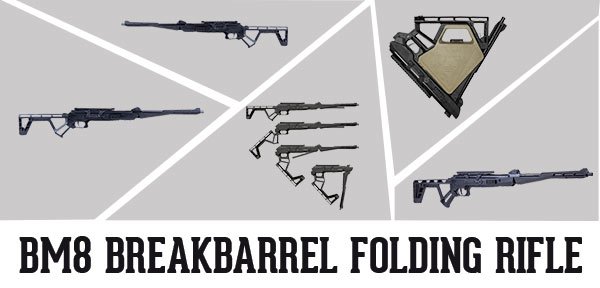 BM8 Breakbarrel Folding Rifle