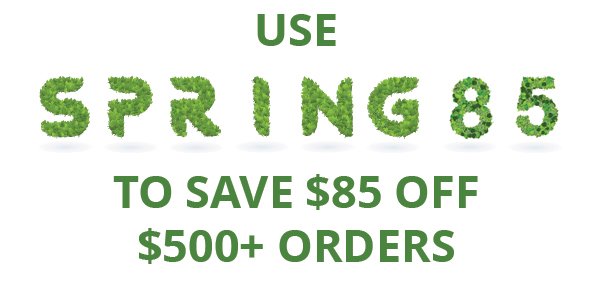 Use SPRING85 to Save \\$85 OFF \\$500+ Orders