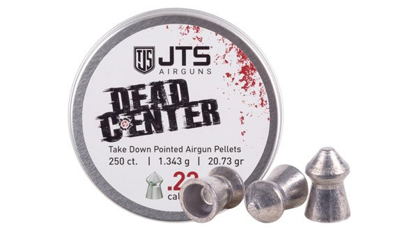 JTS Dead Center Precision Pointed Pellets Blister Pack .22 cal, 20.73 gr - 250 ct