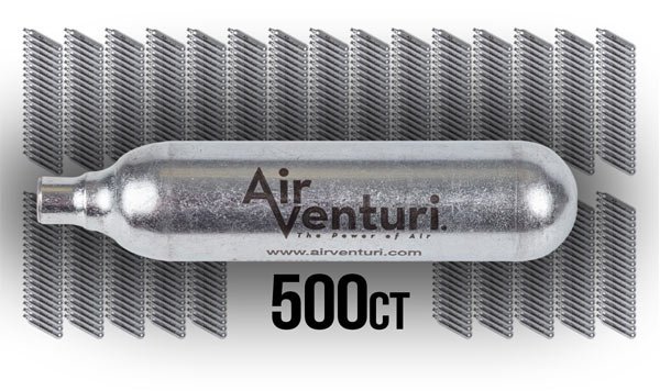 Air Venturi 12 Gram CO2 Cartridges, 500 Pack (*)