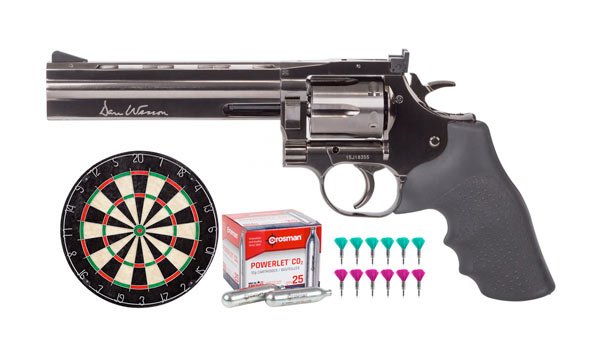 Dan Wesson 715 6", Essentials Darts Combo, Steel Grey