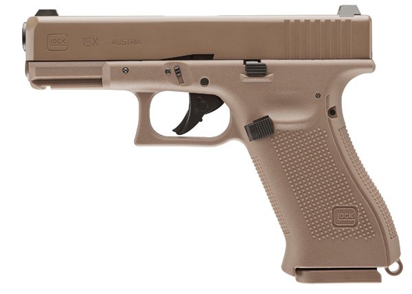 Glock 19X BB Pistol, Tan